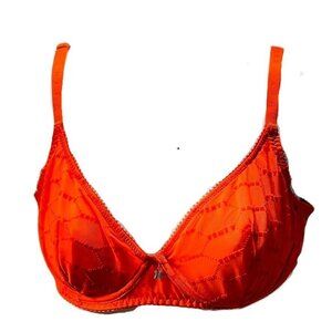 Savage X Fenty Red Lace Bra Size 32C